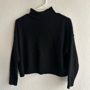 Pilcro Black mock neck Sweater